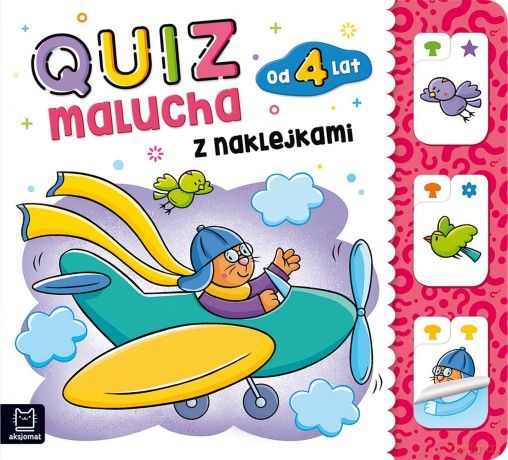 Quiz malucha z naklejkami od 4 lat [KSIĄŻKA]