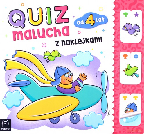 Quiz malucha z naklejkami od 4 lat [KSIĄŻKA]