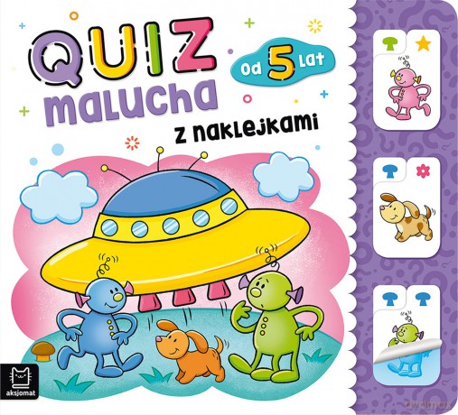 Quiz malucha z naklejkami od 5 lat [KSIĄŻKA]