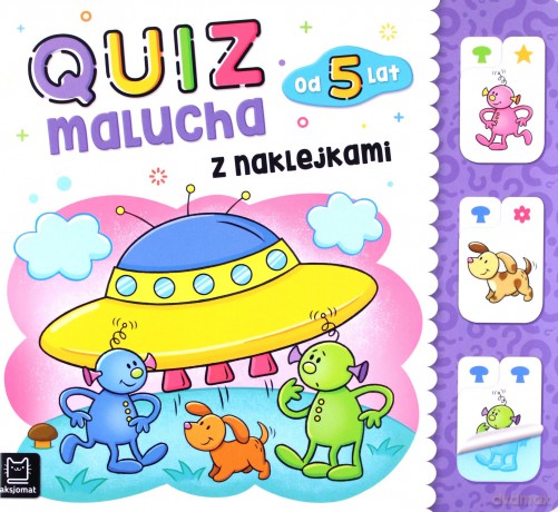 Quiz malucha z naklejkami od 5 lat [KSIĄŻKA]