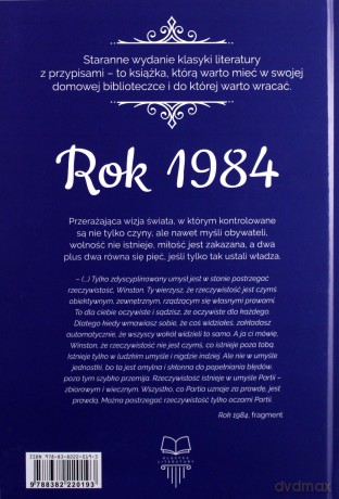 Rok 1984. Lektura z opracowaniem - George Orwell [KSIĄŻKA]