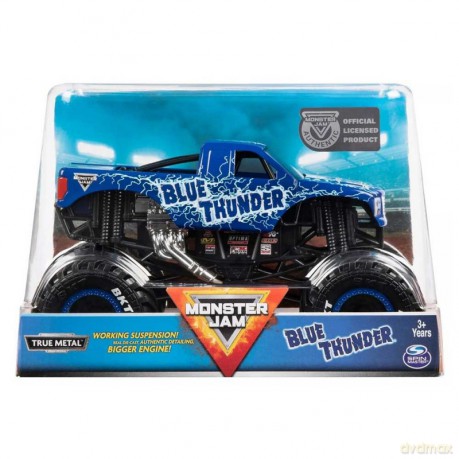 Pojazd MONSTER JAM Auto Warczące opony Blue Thunder