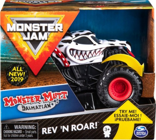 Pojazd MONSTER JAM Auto Warczące opony Dalmation