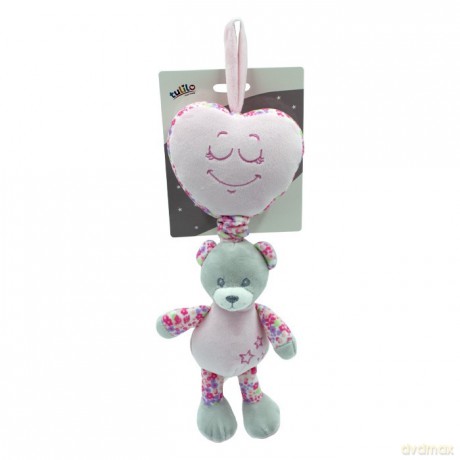 Pozytywka - Miś różowy 35 cm