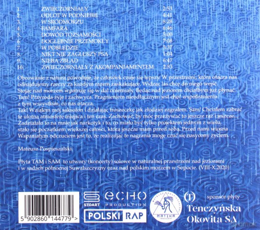 Mateusz Pospieszalski: Tam i sam [CD]