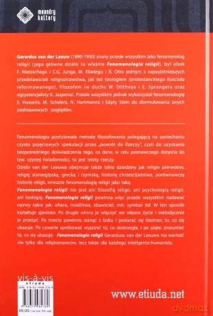 Fenomenologia religii - van der Leeuw Gerardus [KSIĄŻKA]