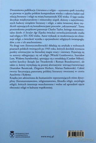 Literatura a religia - wyzwania epoki świeckiej (Tom 2) [KSIĄŻKA]