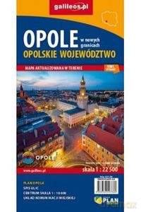 Opole - plan. Województwo opolskie - mapa