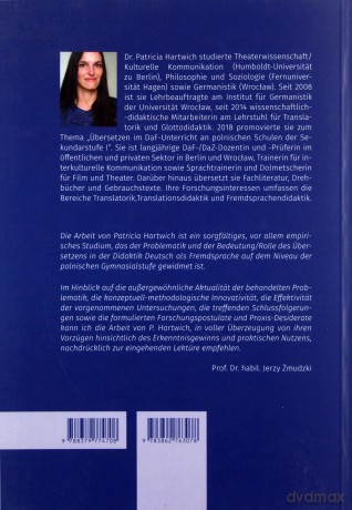 Übersetzen im Unterricht Deutsch als Fremdsprache - Patricia Hartwig [KSIĄŻKA]
