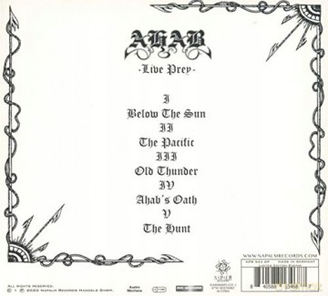 Ahab: Live Prey (digipack) [CD]