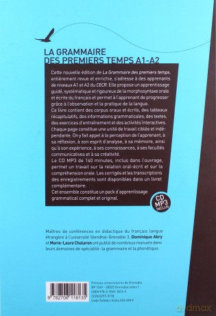 Grammaire des premiers temps książka + MP3 poziom A1-A2 - Dominique Abry, Marie-Laure Chalaron [KSIĄŻKA]