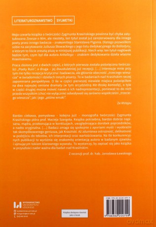 Kochany Poeto Ruin Studia o Krasińskim - Maciej Szargot [KSIĄŻKA]