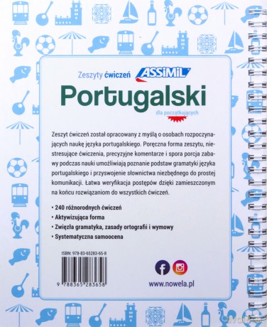 Portugalski dla początkujących Zeszyt ćwiczeń - Valente Pires Lisa [KSIĄŻKA]