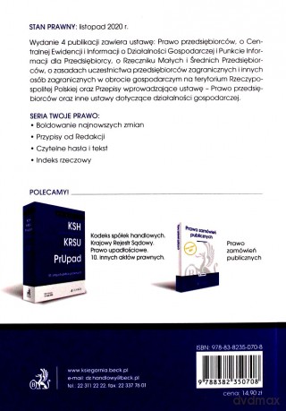 Prawo przedsiębiorców [KSIĄŻKA]