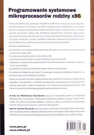 Programowanie systemowe mikroprocesorów rodziny x86 - Włodzimierz Stanisławski, Damian Raczyński [KSIĄŻKA]