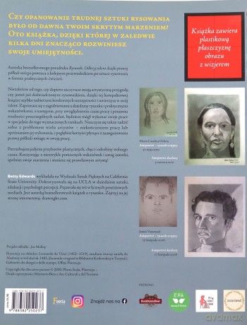 Rysunek Ćwiczenia Odkryj talent dzięki prawej półkuli mózgu - Betty Edwards [KSIĄŻKA]