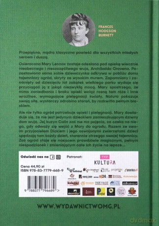 Tajemniczy ogród - Frances Hodgson Burnett [KSIĄŻKA]