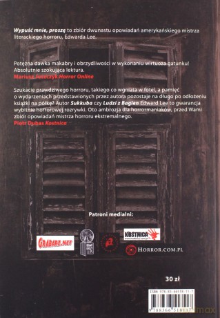 Wypuść mnie, proszę - Edward Lee [KSIĄŻKA]