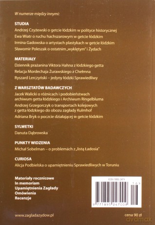 Zagłada Żydów Studia i Materiały nr 16 R.2020 [KSIĄŻKA]