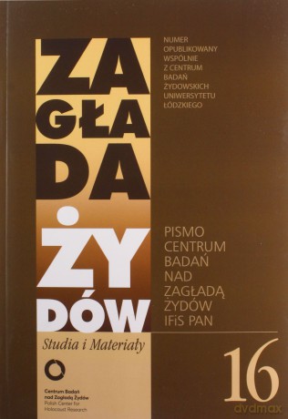 Zagłada Żydów Studia i Materiały nr 16 R.2020 [KSIĄŻKA]