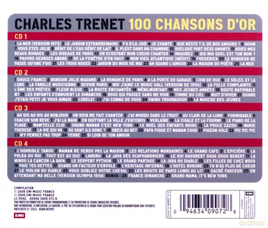 Charles Trenet: 100 Chansons D'or [4CD]