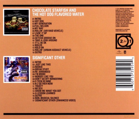Limp Bizkit: 2 for 1: Chocolate Starfish... / Significant Other [2CD]