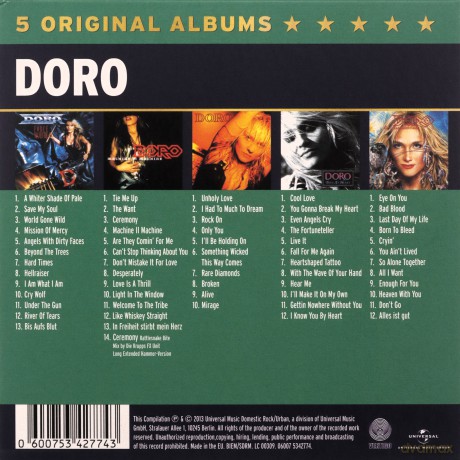 Doro: 5 Original Albums [5CD]