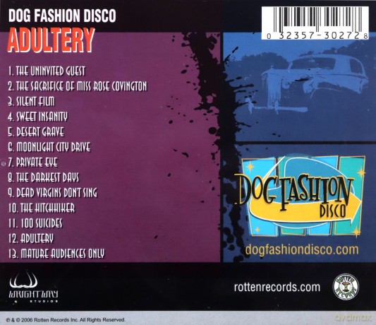 Dog Fashion Disco: Adultery [CD]