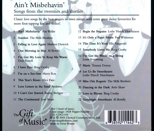 Ain't Misbehavin' - Schlager der 20er und 30er Jahre [CD]
