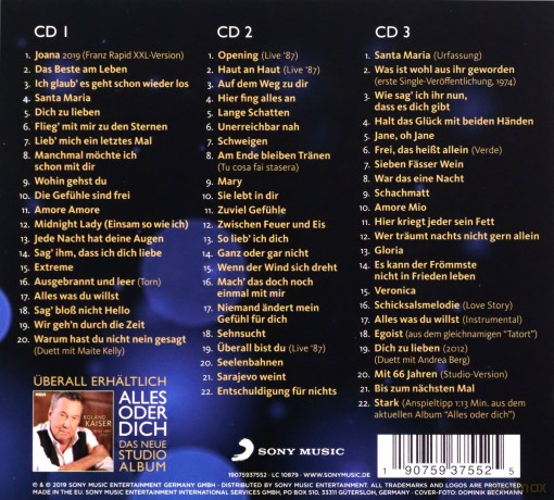 Roland Kaiser: Alles Kaiser (das Beste am Leben) [3CD]