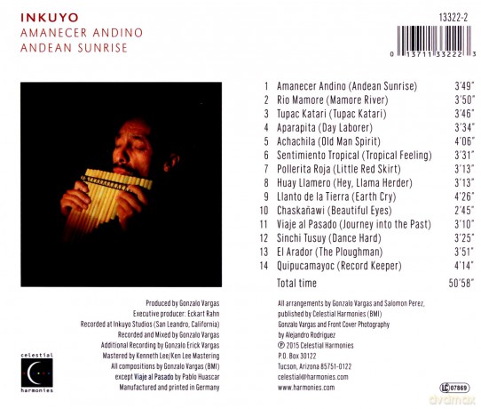 Inkuyo: Amanecer Andino [CD]