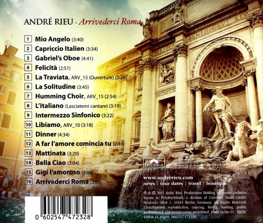 André Rieu: Arrivederci Roma [CD]