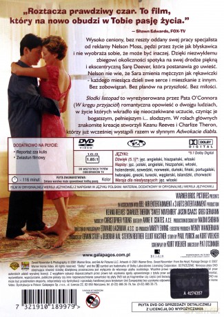 Słodki listopad [DVD]