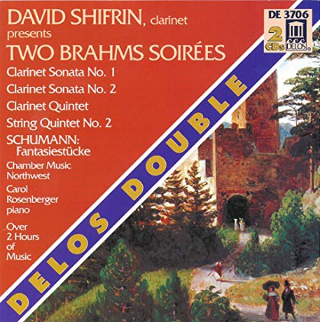 David Shifrin: Brahms Sonaten Füt Klarine [2CD]