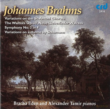Bracha Eden: Brahms Works for 2 Pianos [2CD]