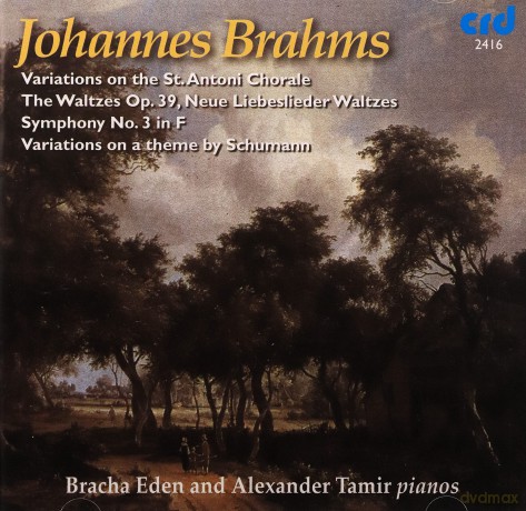 Bracha Eden: Brahms Works for 2 Pianos [2CD]