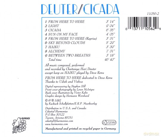 Deuter: Cicada [CD]