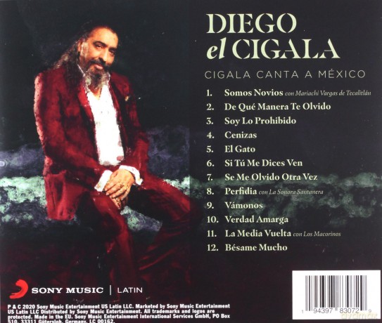 Diego El Cigala: Cigala Canta a México [CD]