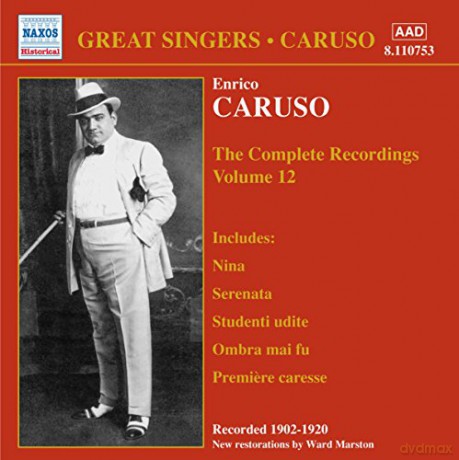 Enrico Caruso: Complete Recordings Vol.12 [CD]