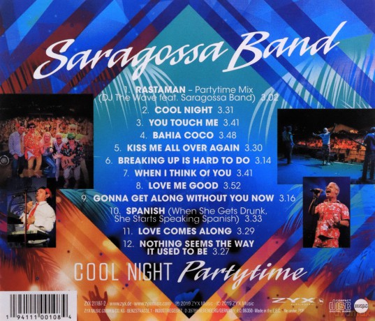 Saragossa Band: Cool Night - Partytime [CD]