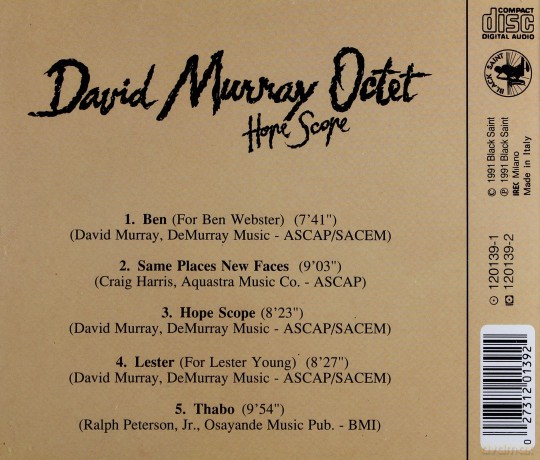 David Murray Octet: Hope Scope [CD]
