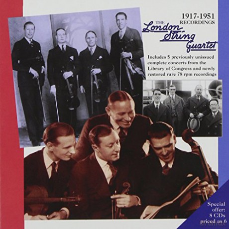 London String Quartet: Das London String Quartet: Aufnahmen 1917-1951 [8CD]