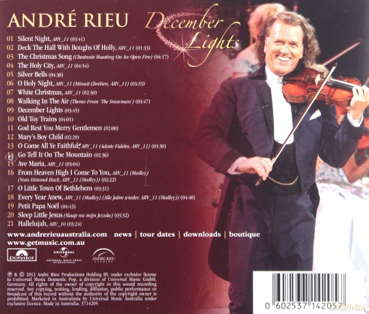 Andre Rieu: December Lights [CD]