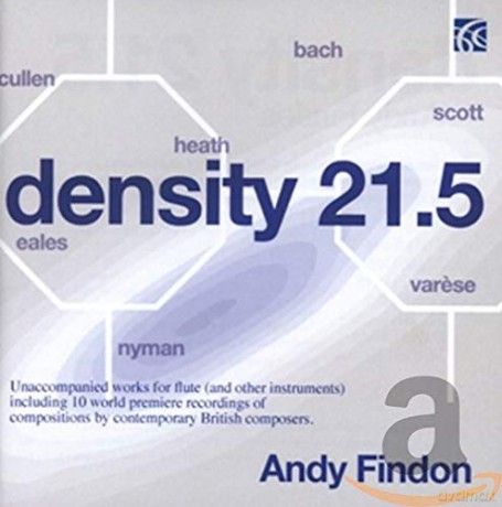 Andy Findon: Density 21.5-Unaccompanied Work [CD]