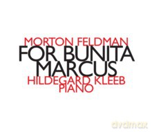 Hildegard Kleeb: Morton Feldman: For Bunita Marcus (remastered reissue of hatART 6076) [CD]