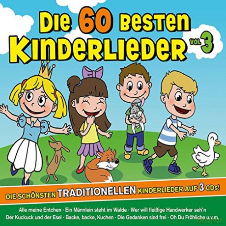 Familie Sonntag: Die 60 besten Kinderlieder Vol.3 - Die schönsten traditionellen Kinderlieder [3CD]