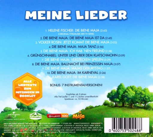 Die Biene Maja - Meine Lieder [CD]