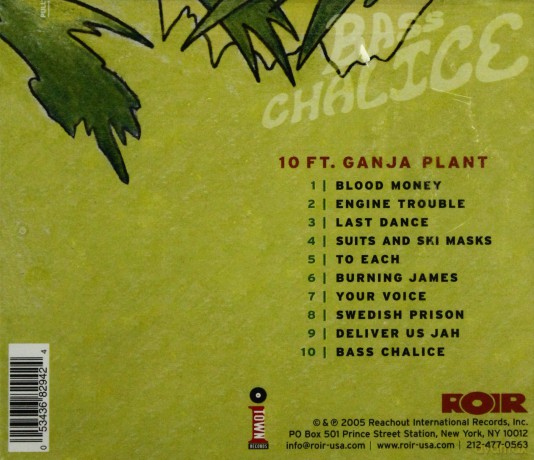 10 Ft. Ganja Plant: Bass Chalice [CD]