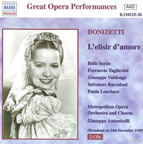 Antonicelli: Donizetti: Great Opera Performances - L'elisir d'amore [2CD]