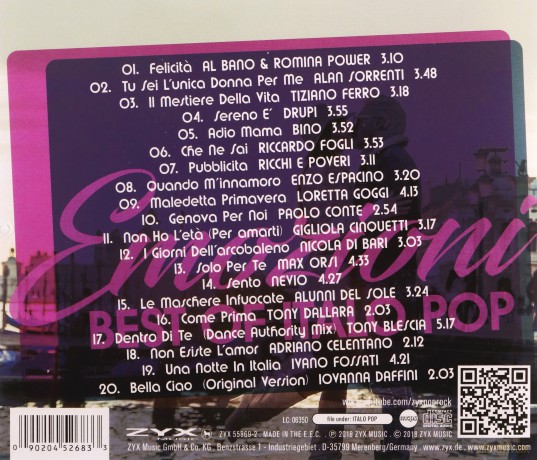 Emozioni - Best Of Italo Pop Vol.2 [CD]